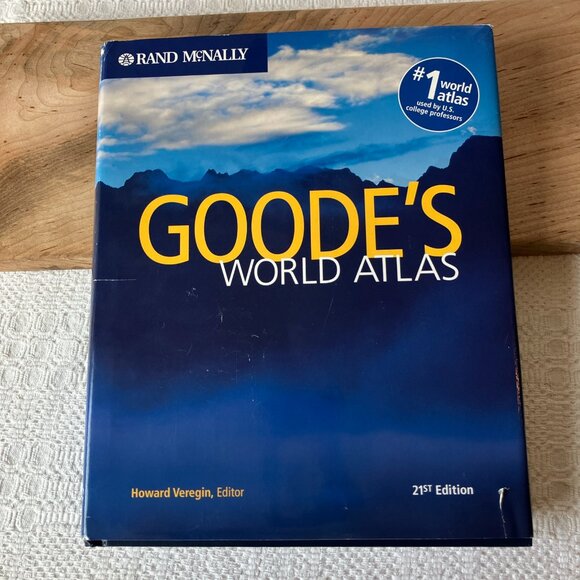 Share Goode's World Atlas (21st Edition) - Hardcover By Rand McNally - Very Good - Picture 1 of 9
